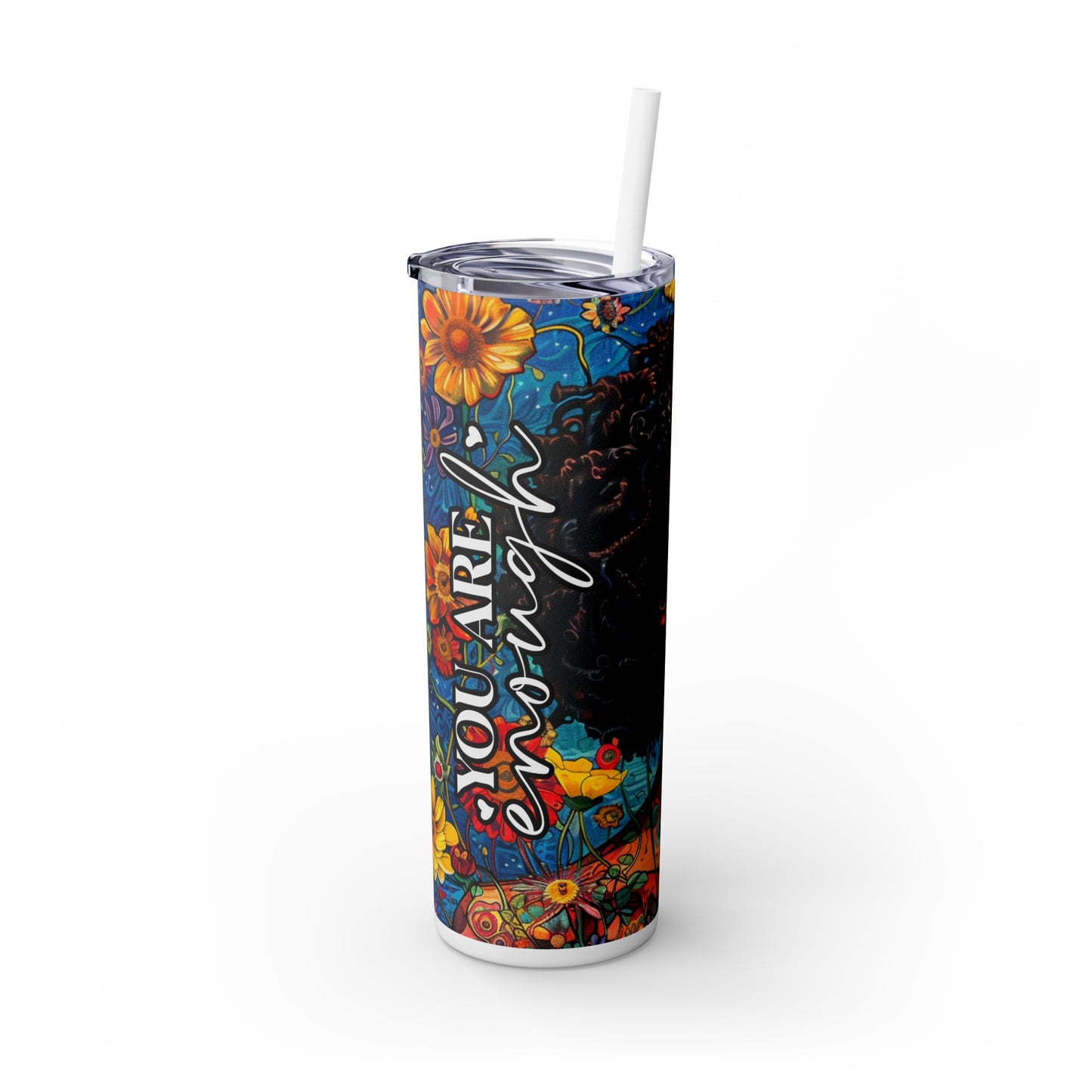 Skinny Tumbler with Straw, 20oz