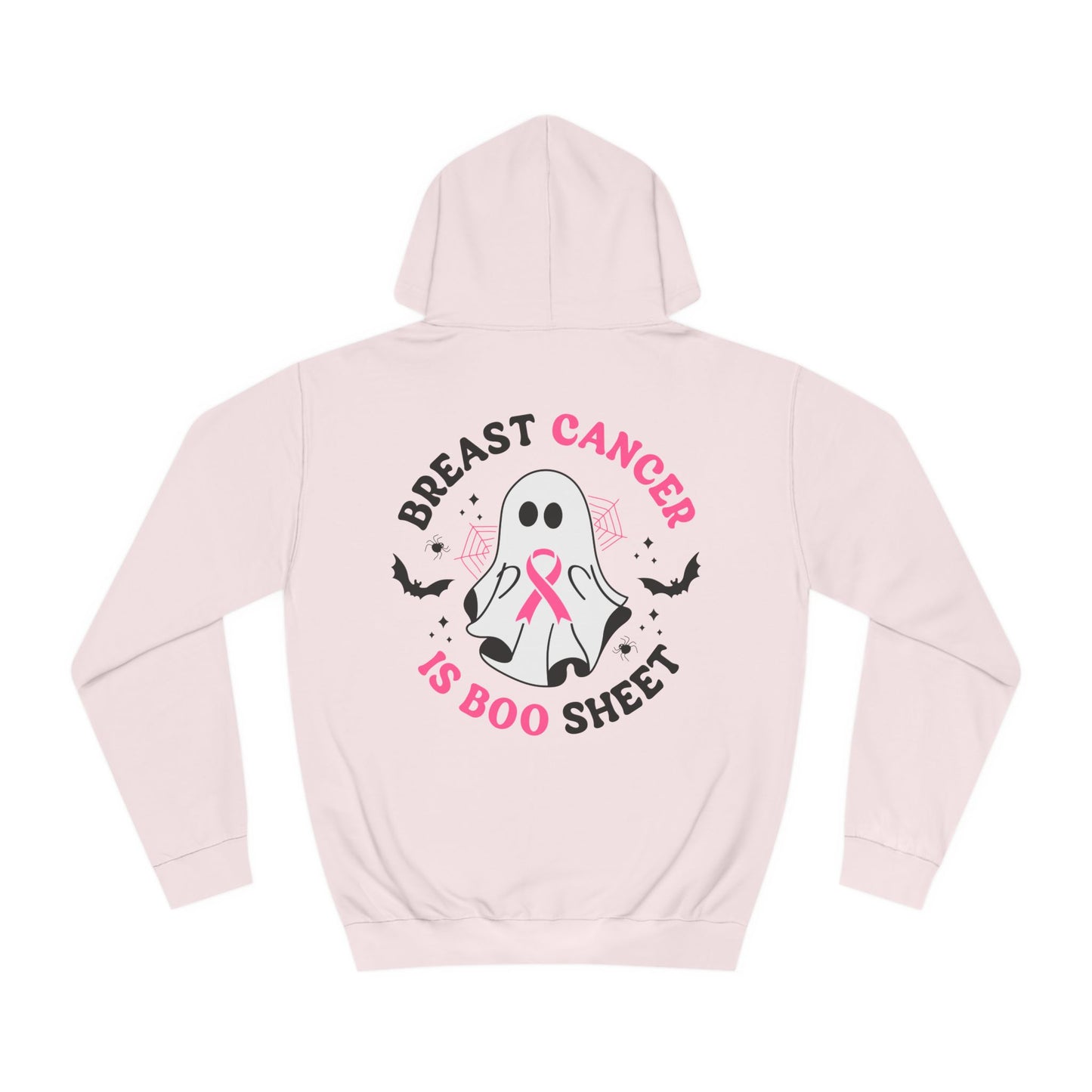 Unisex College Hoodie - Breast Cancer is Boo Shit