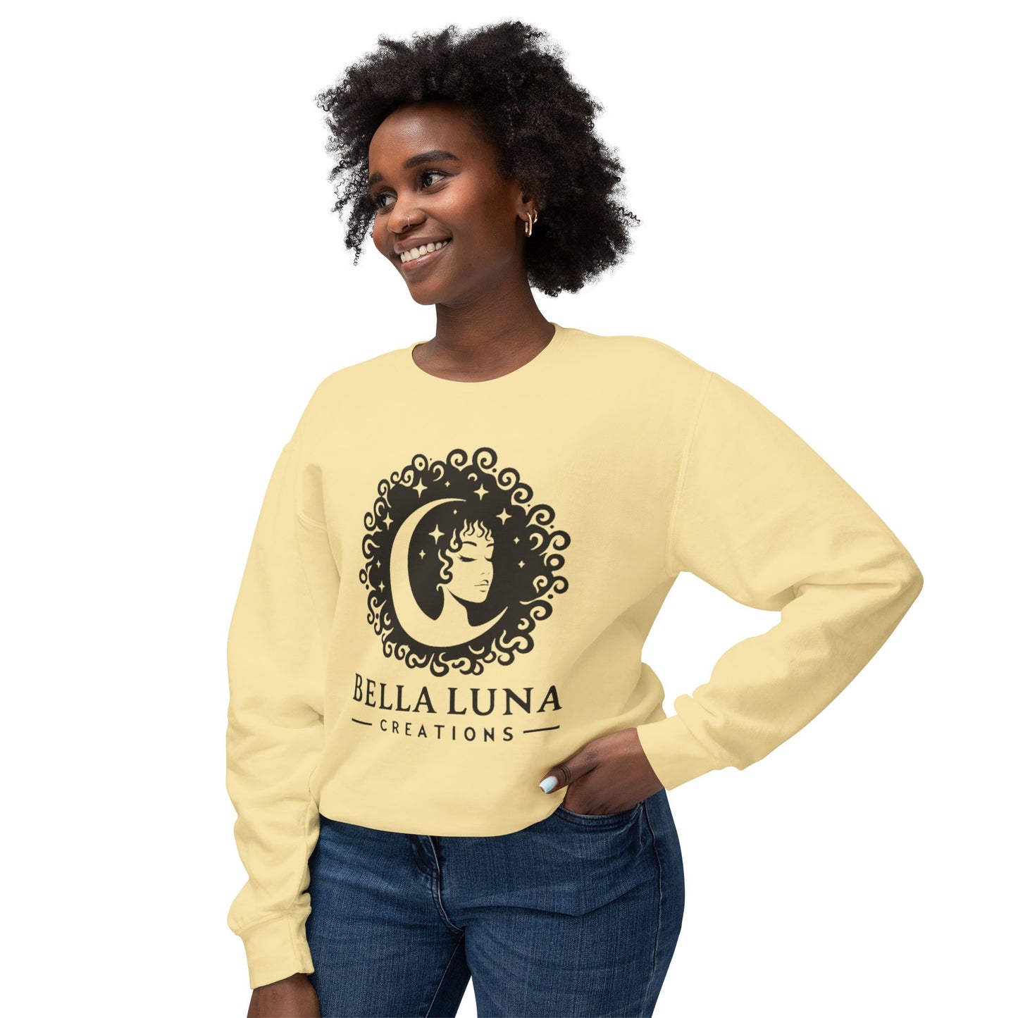 Unisex Lightweight Crewneck Sweatshirt - Bella Luna Creations Sweatshirt