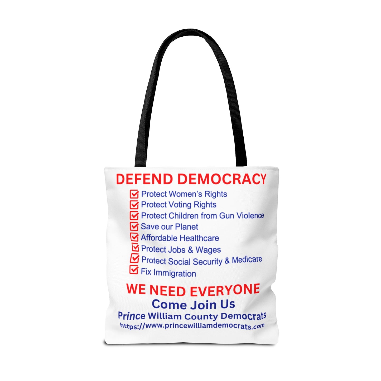 Tote Bag (AOP) - white
