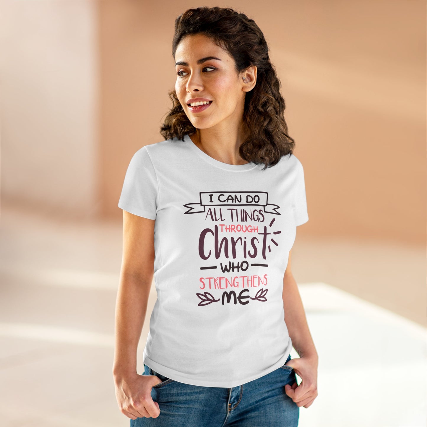 Women's Midweight Cotton Tee - Faith Based