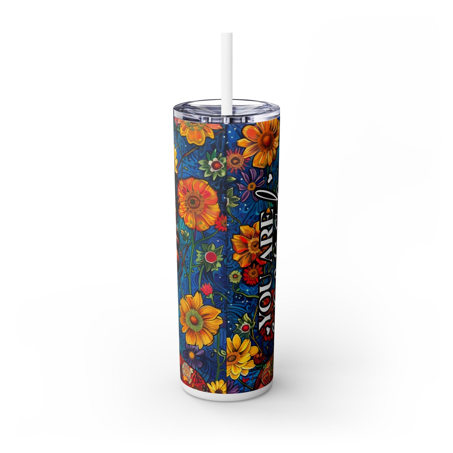 Skinny Tumbler with Straw, 20oz