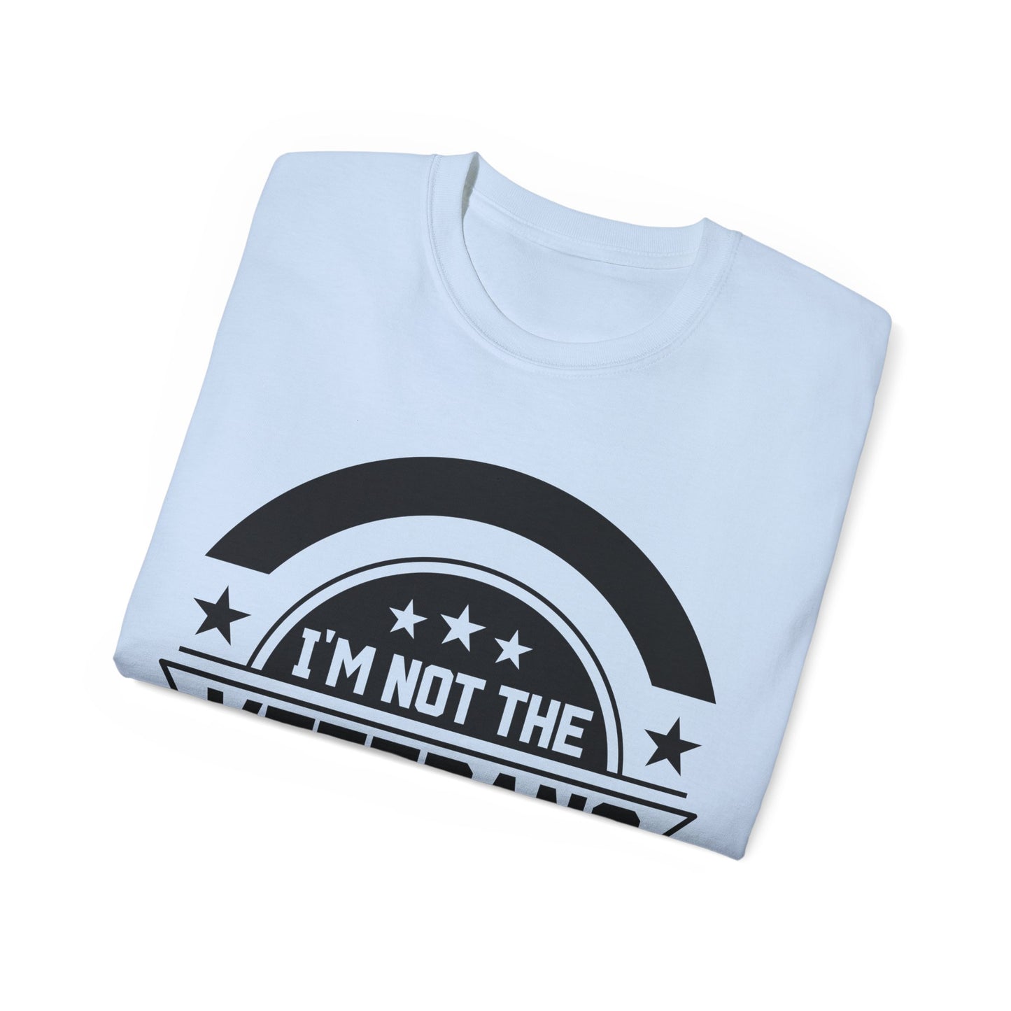 Unisex Ultra Cotton Tee- I am the Veteran