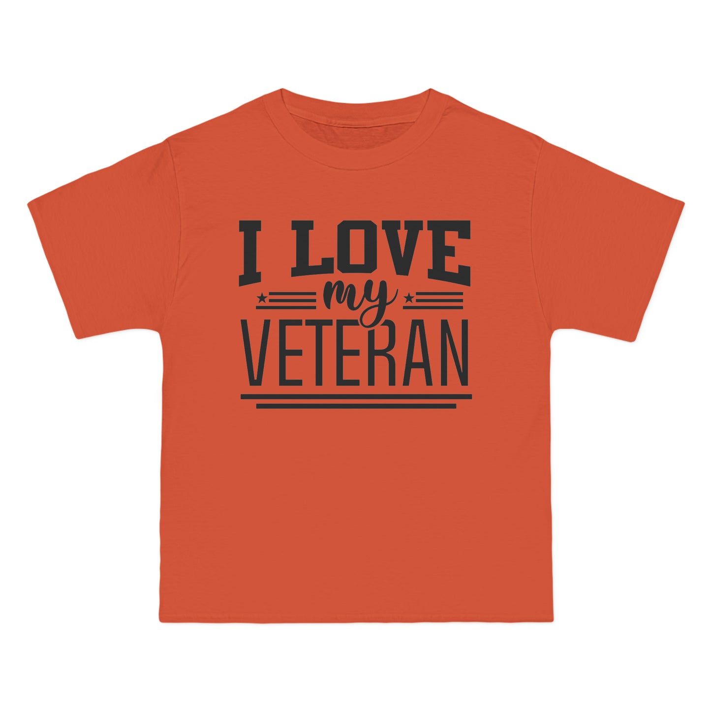 Beefy-T® Short-Sleeve T-Shirt - I love my veteran