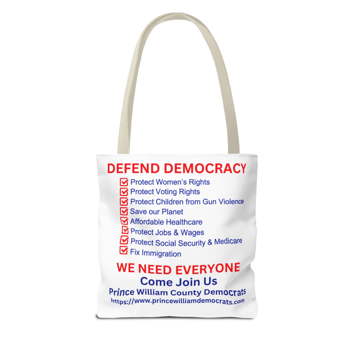 Tote Bag (AOP) - white