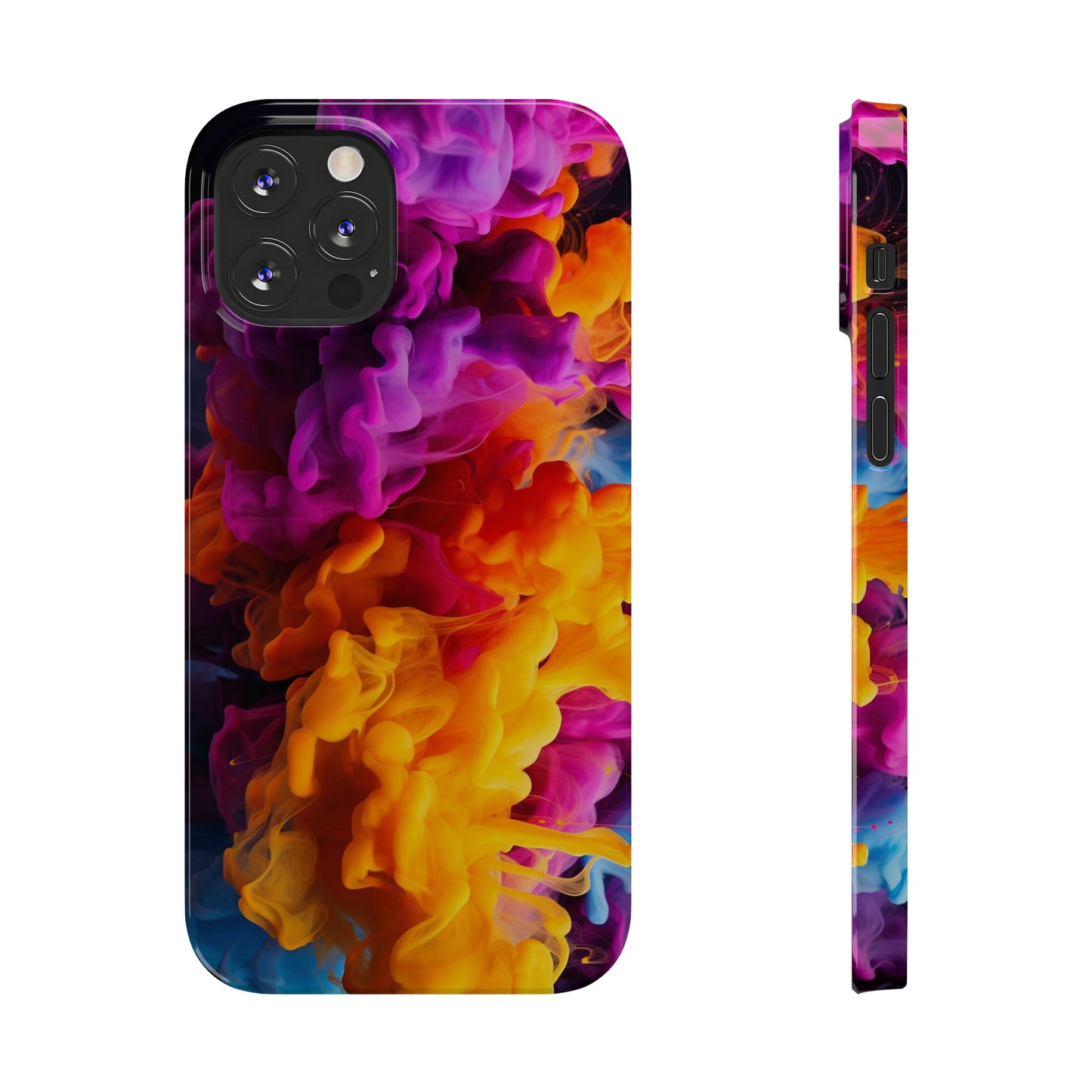Slim Phone Cases - Colorful Smoke