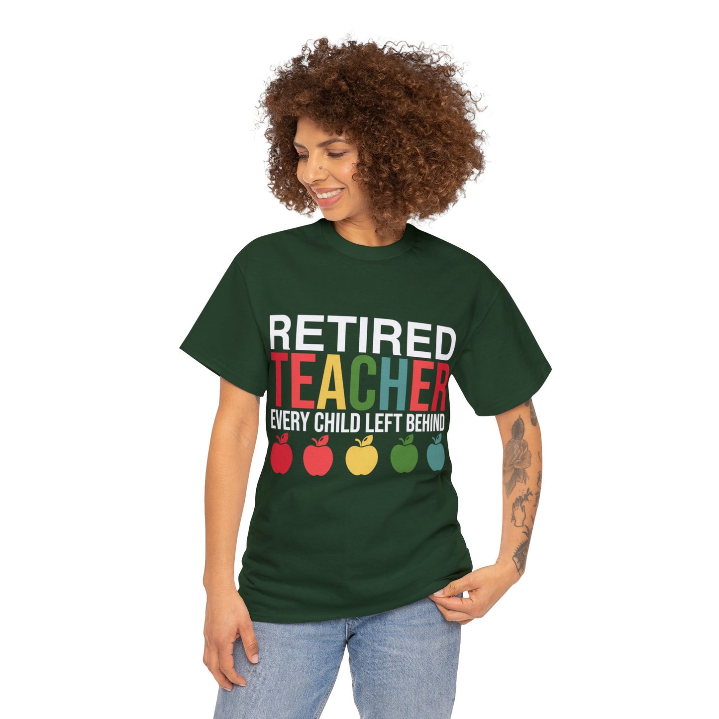 Unisex Heavy Cotton Tee - Retired Teacher