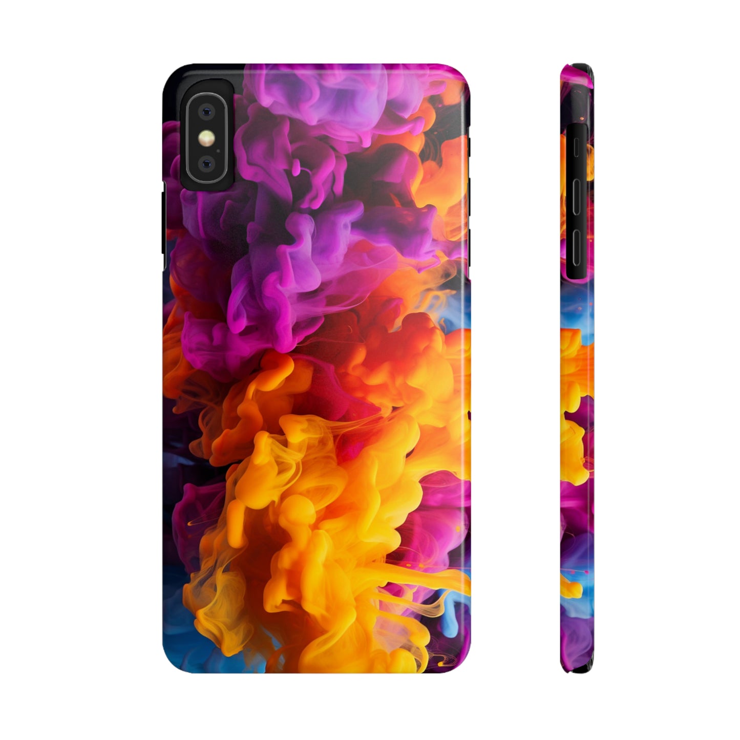 Slim Phone Cases - Colorful Smoke