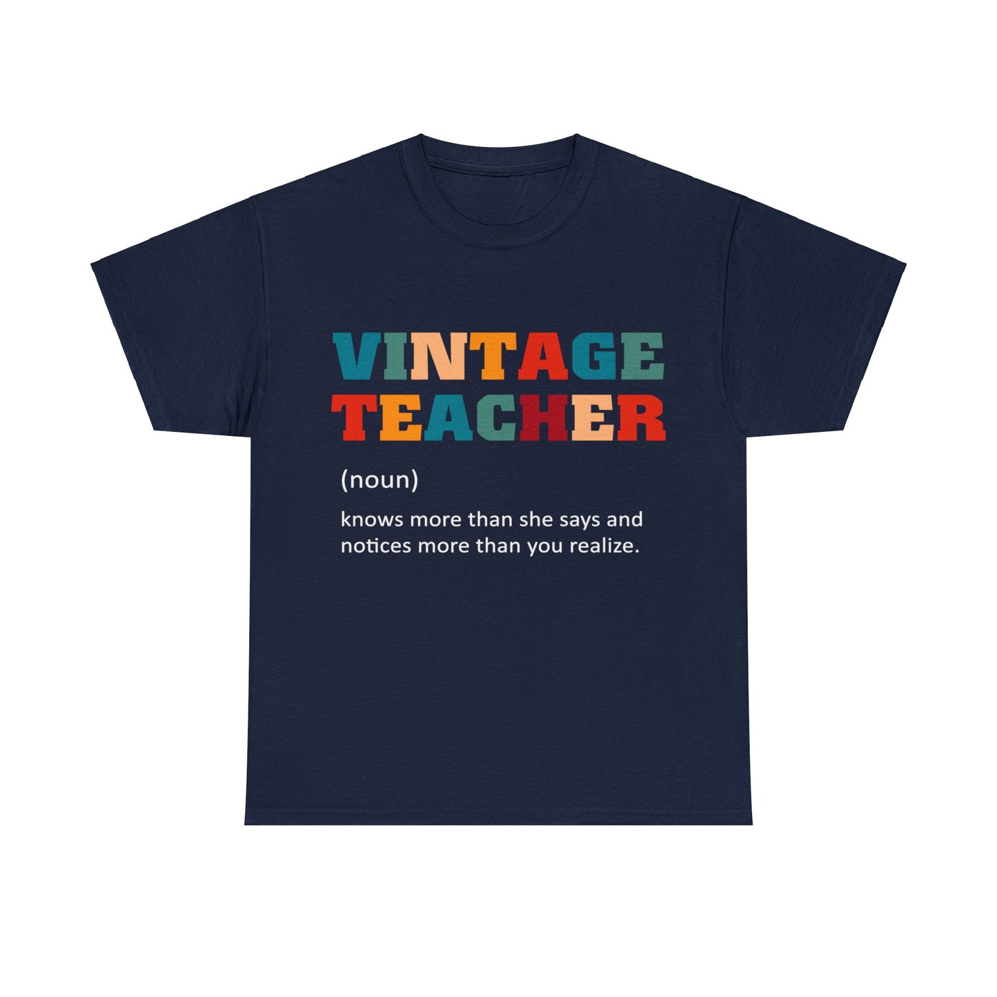 Unisex Heavy Cotton Tee - Vintage Teacher
