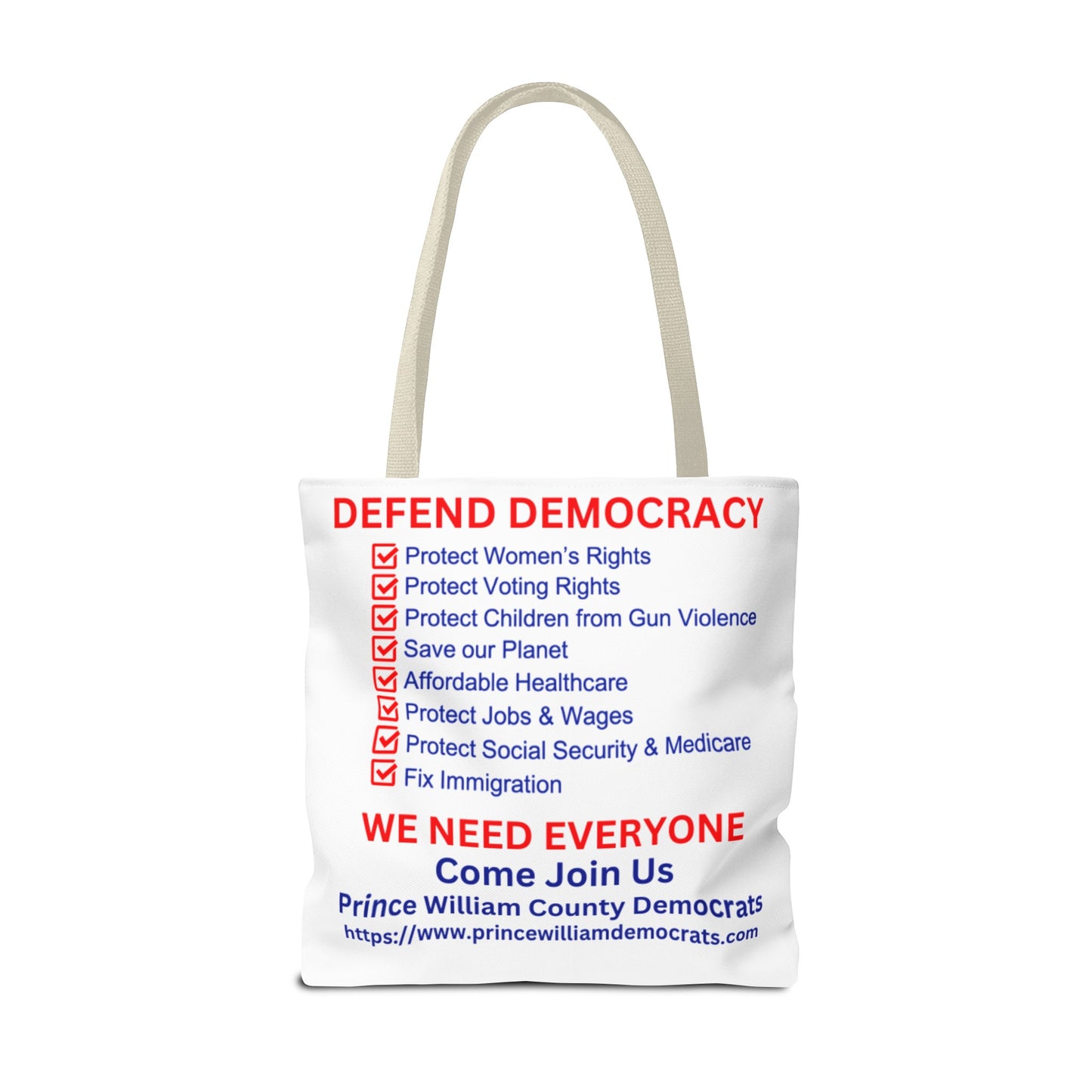 Tote Bag (AOP) - white