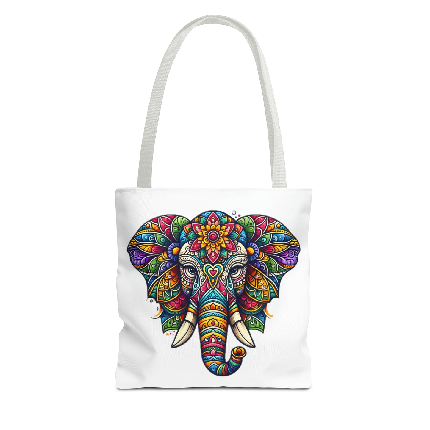 Tote Bag (AOP) - Elephant Mandala Design