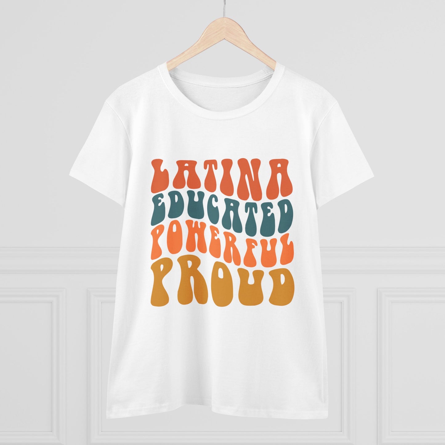 Women's Midweight Cotton Tee - Latina Pride
