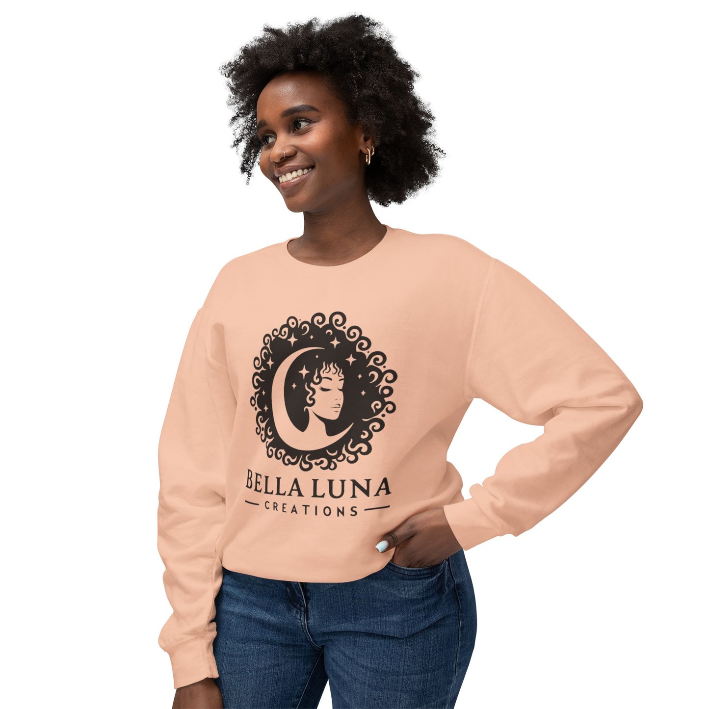Unisex Lightweight Crewneck Sweatshirt - Bella Luna Creations Sweatshirt