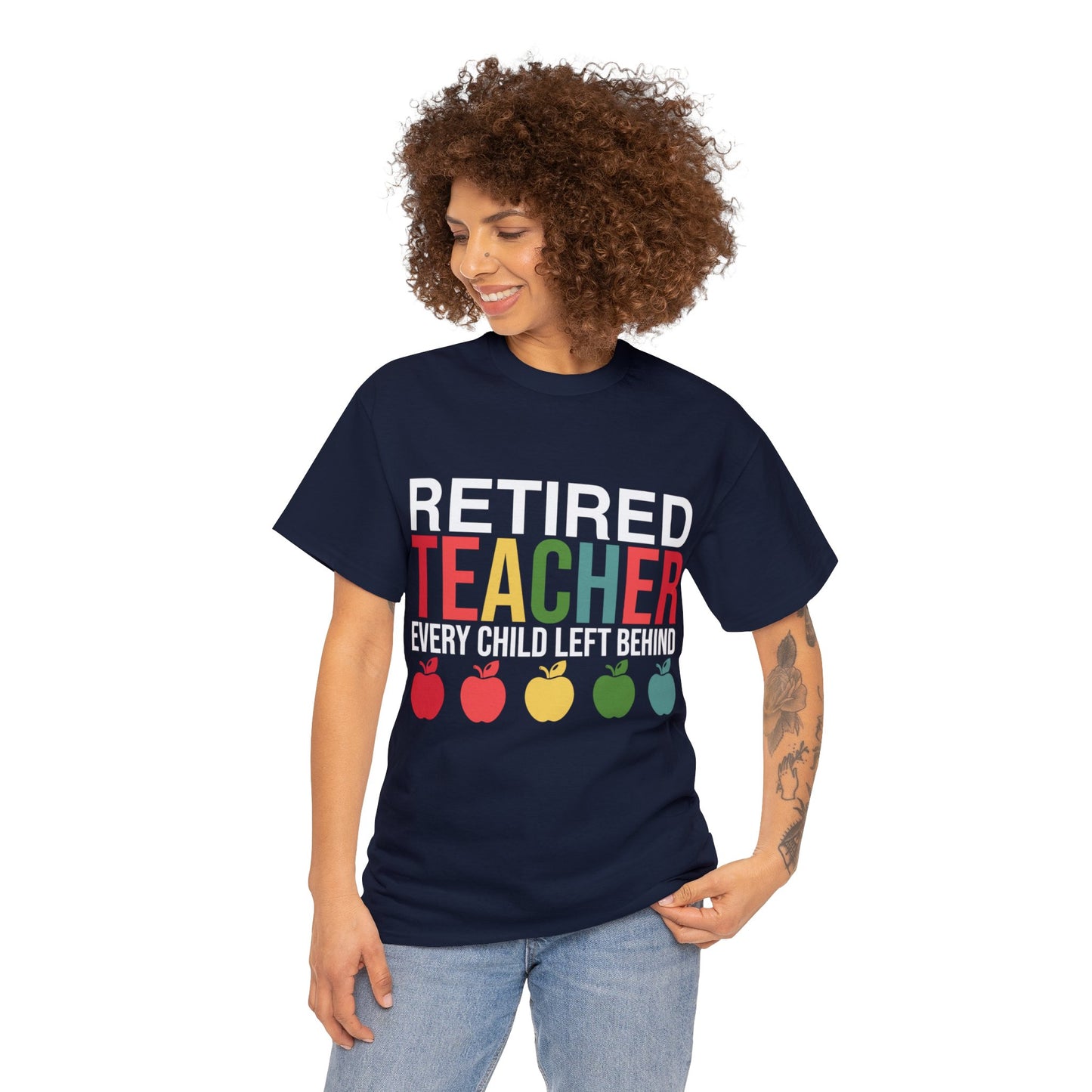 Unisex Heavy Cotton Tee - Retired Teacher