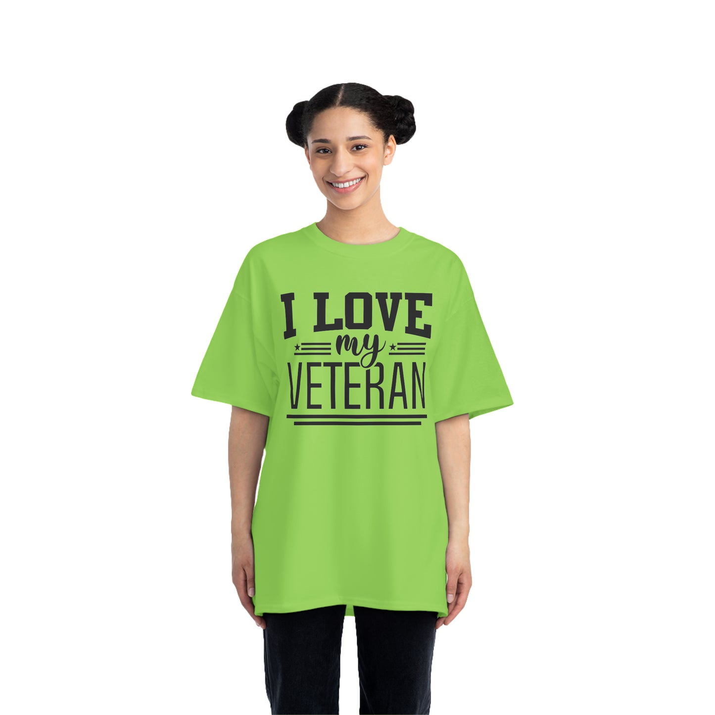 Beefy-T® Short-Sleeve T-Shirt - I love my veteran
