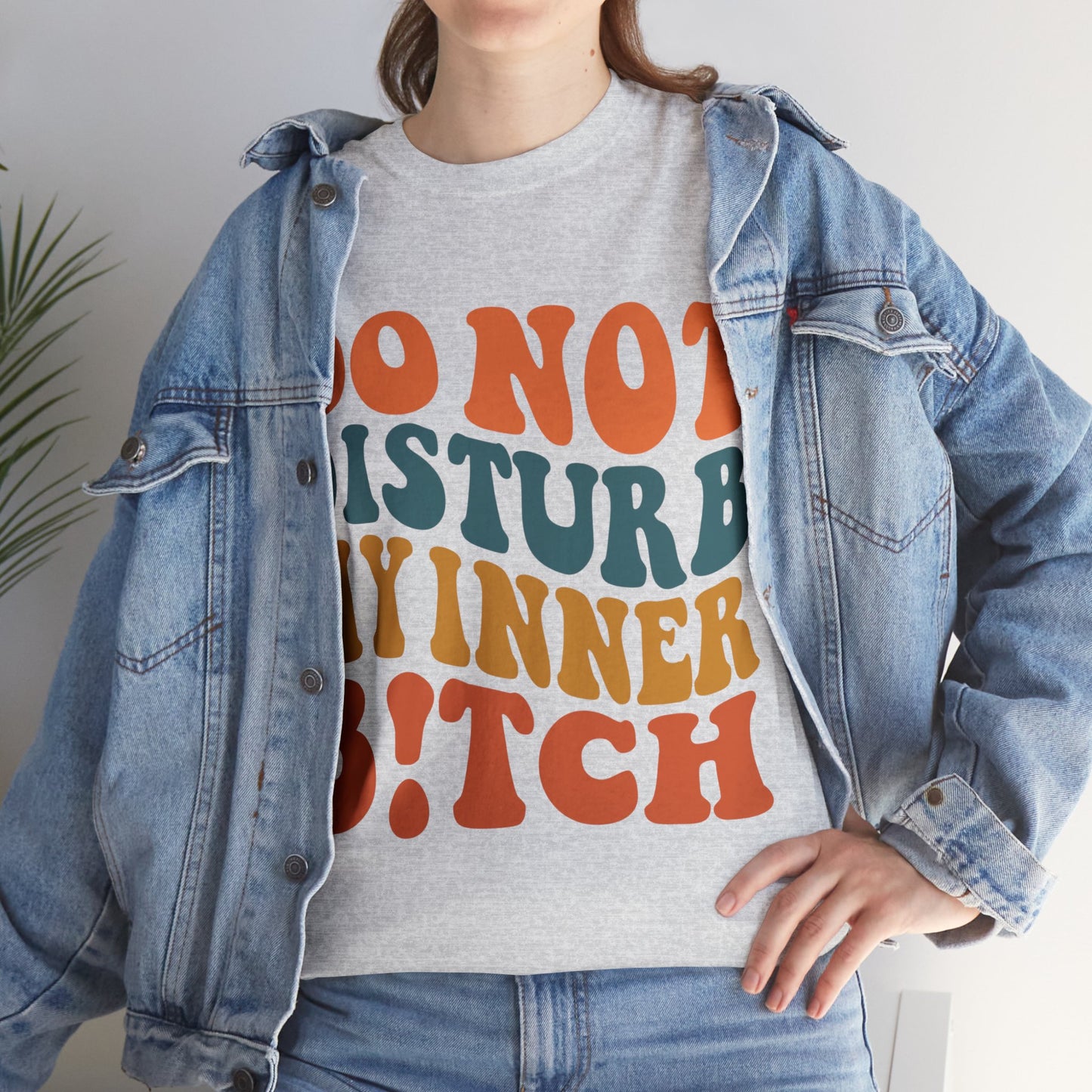 Unisex Heavy Cotton Tee - Do not disturb