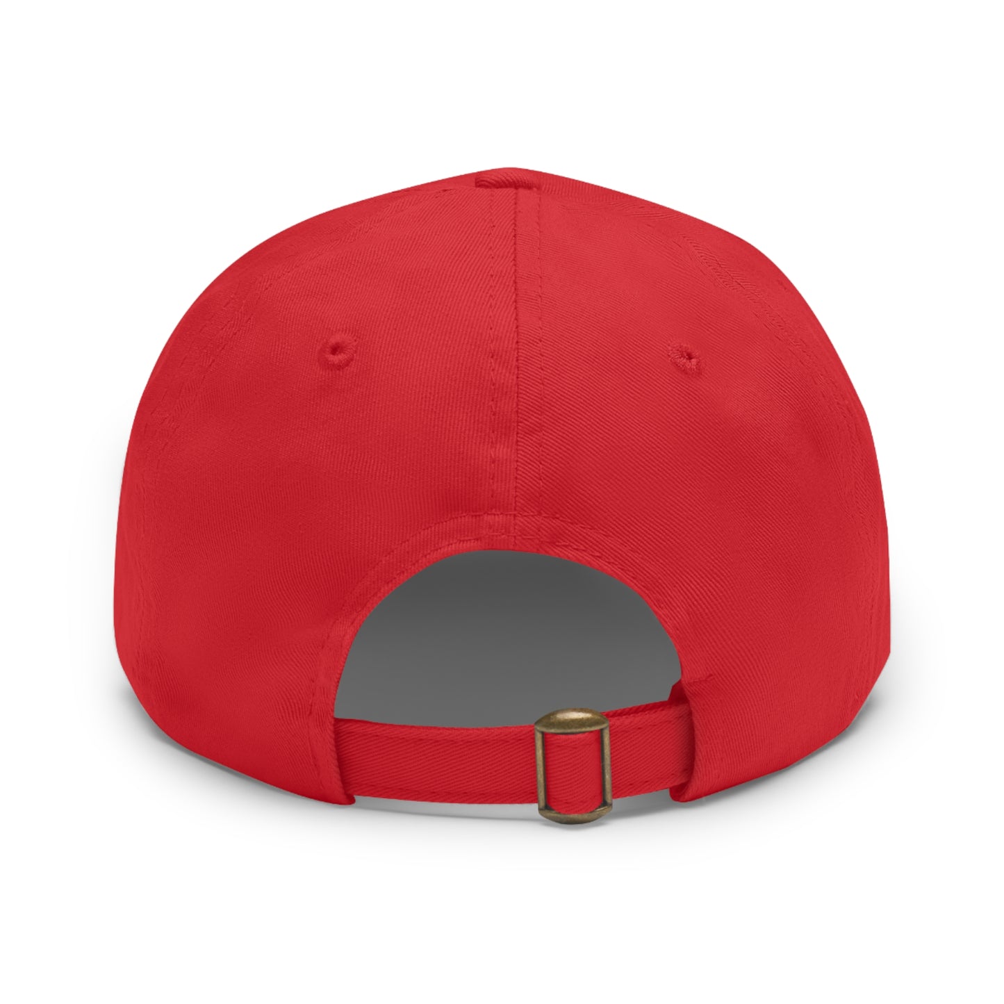 Dad Hat with Leather Patch (Rectangle) - WeFish2