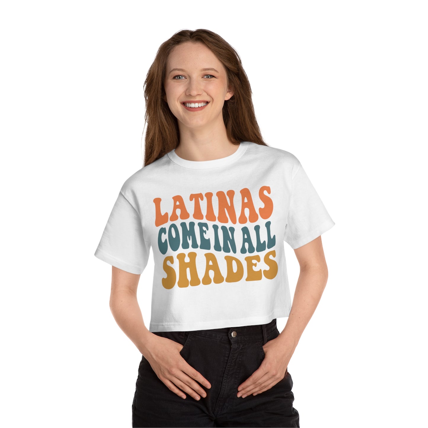 Champion Women's Heritage Cropped T-Shirt - Latinas Come in all Shades