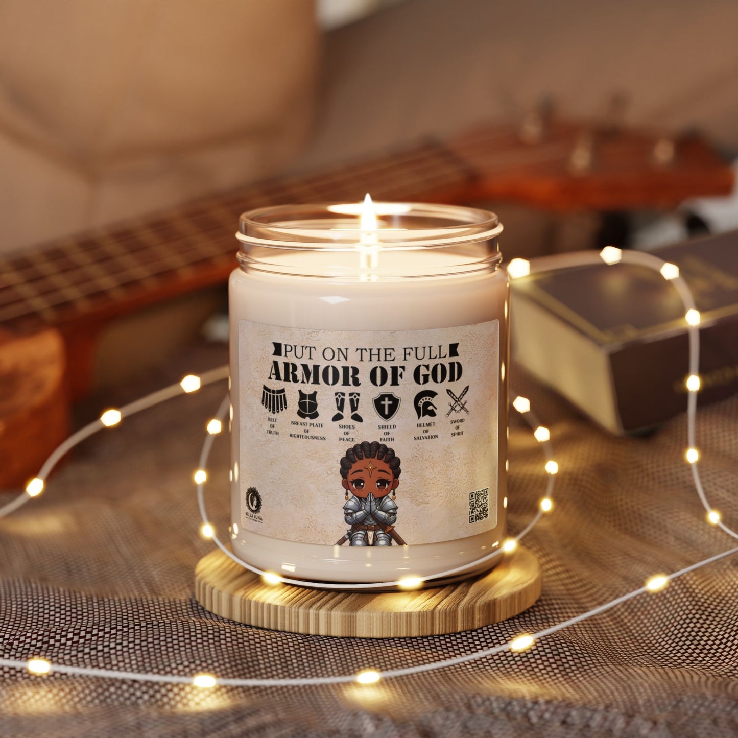 Scented Soy Candle, 9oz - Armor of God