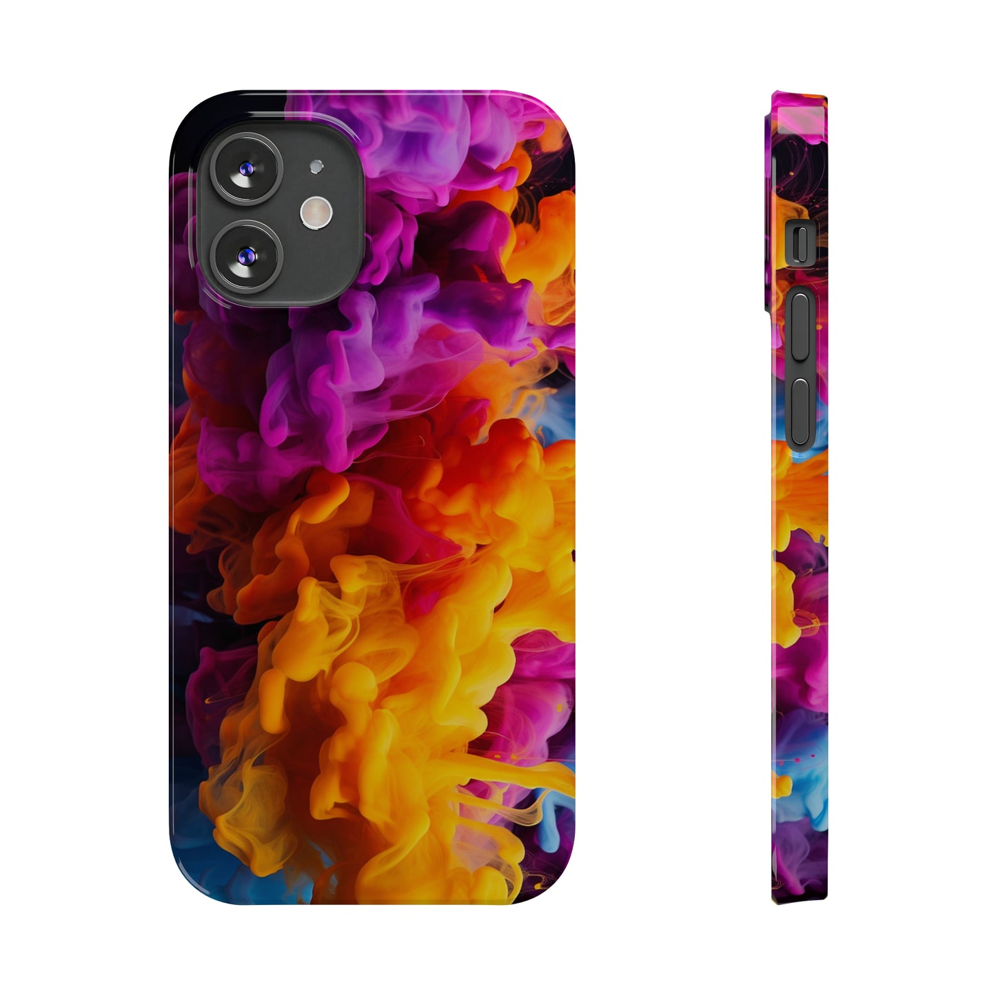 Slim Phone Cases - Colorful Smoke