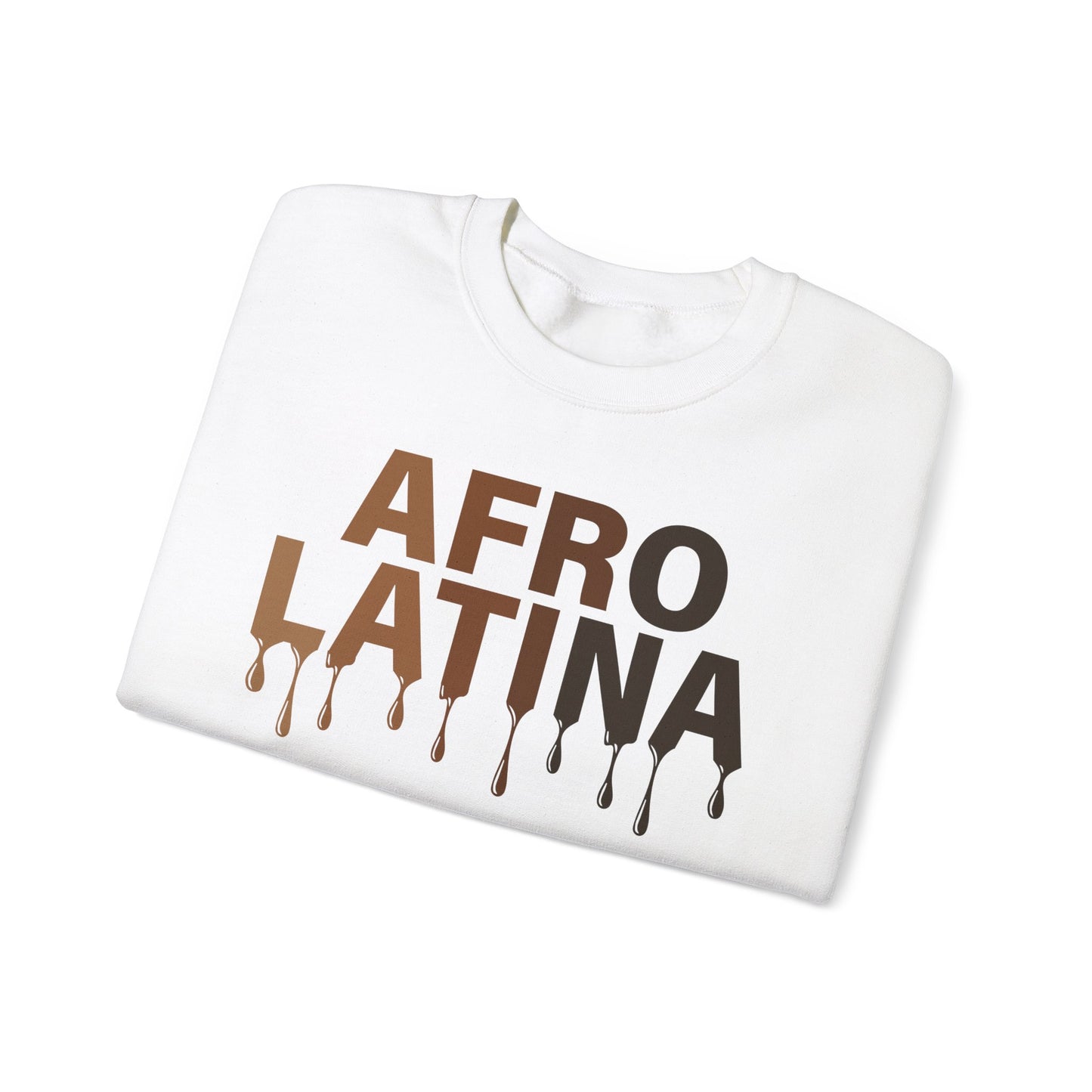 Afro Latina Pride Crewneck Sweatshirt - Unisex Heavy Blend™
