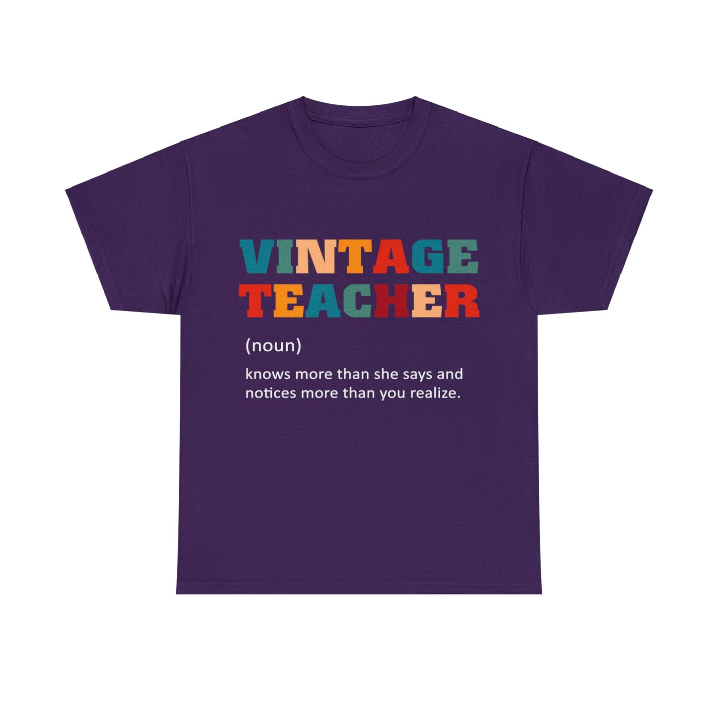 Unisex Heavy Cotton Tee - Vintage Teacher