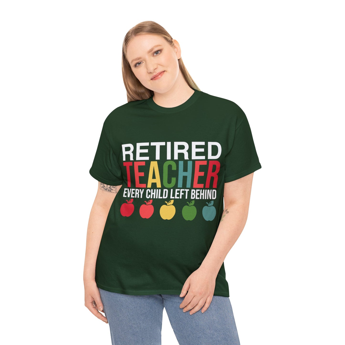 Unisex Heavy Cotton Tee - Retired Teacher