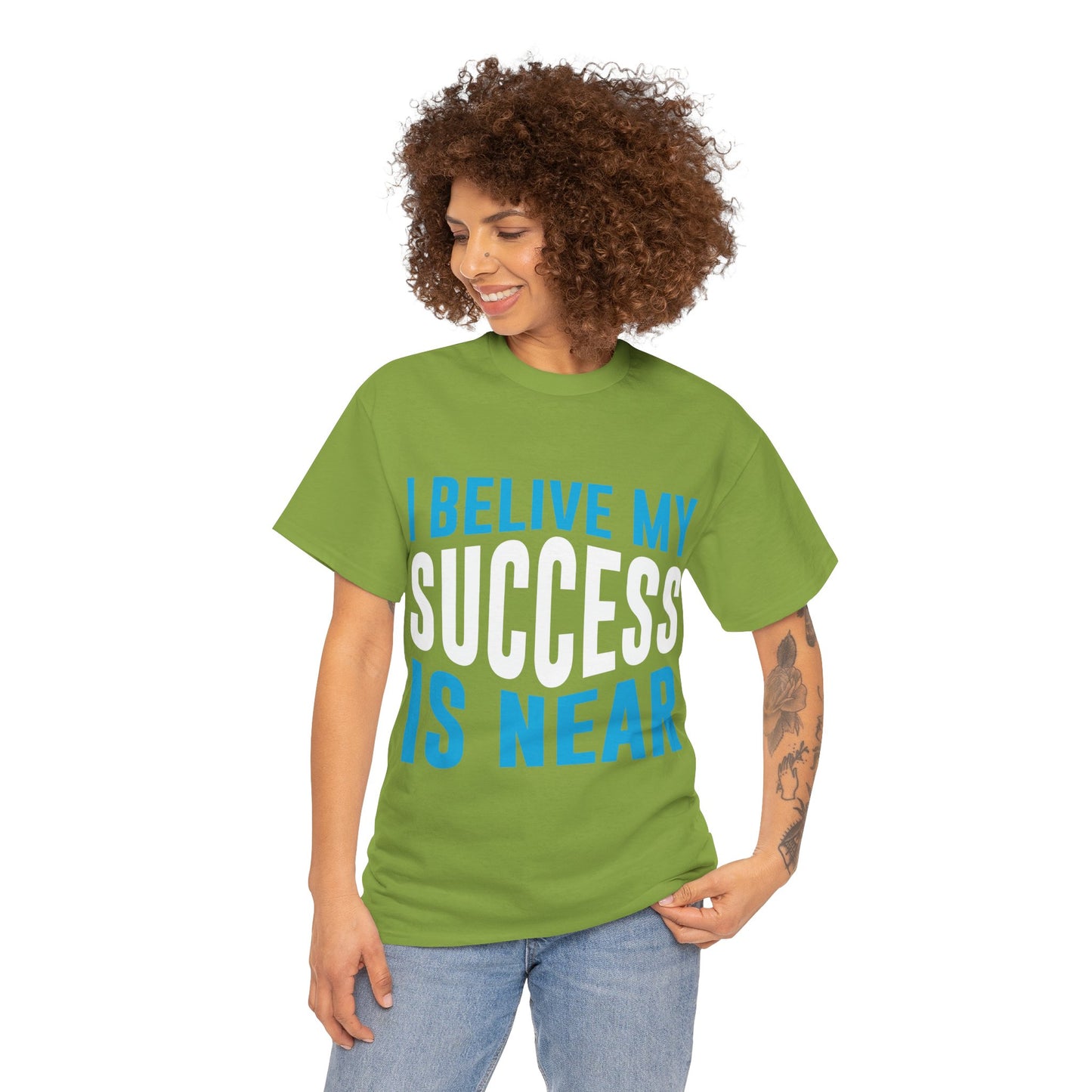 Unisex Heavy Cotton Tee - Success is Near