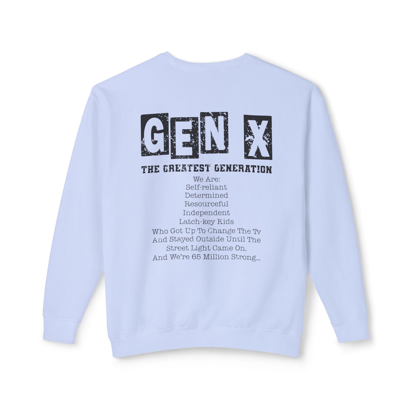 Unisex Lightweight Crewneck Sweatshirt - Gen X