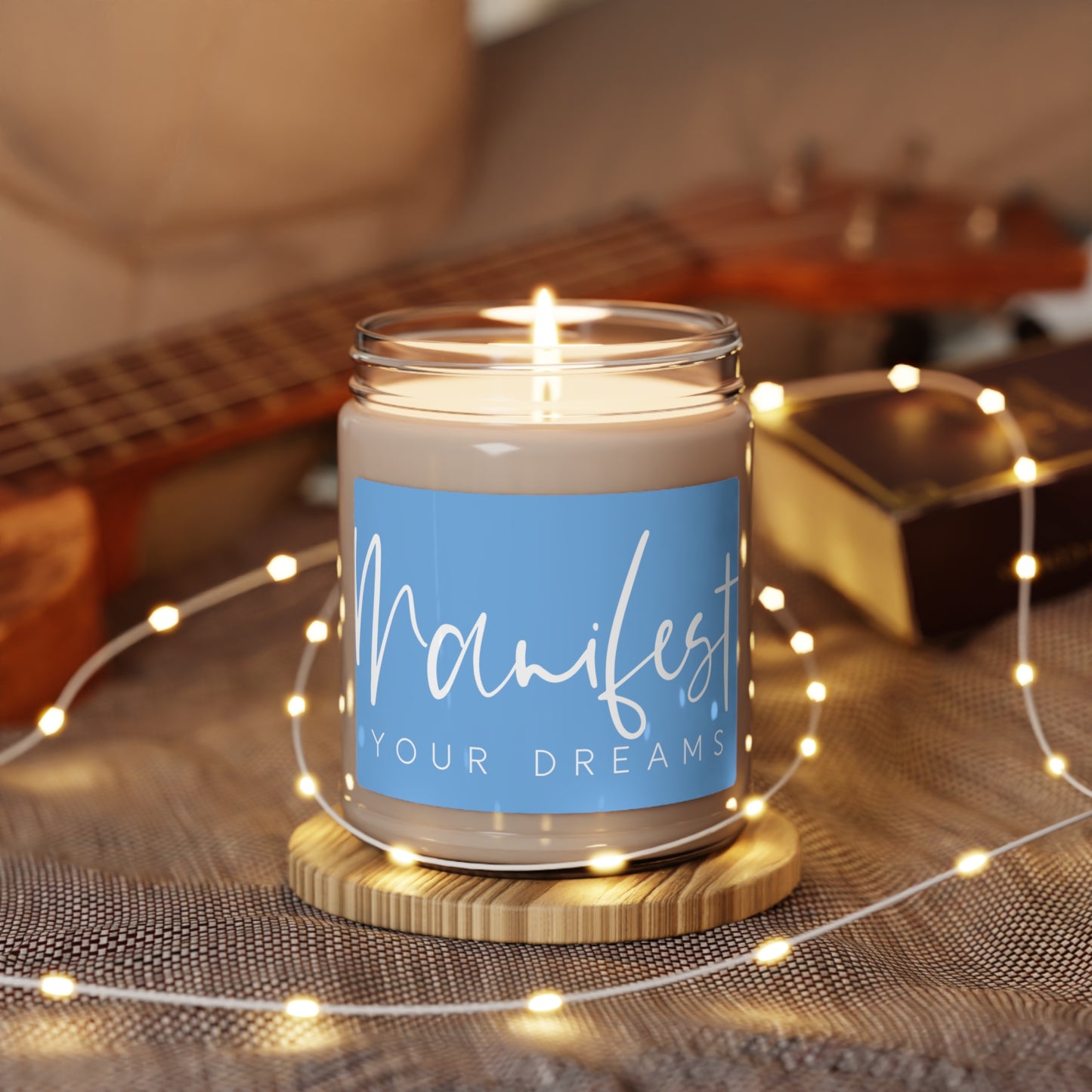 Scented Soy Candle, 9oz - Manifest your dreams