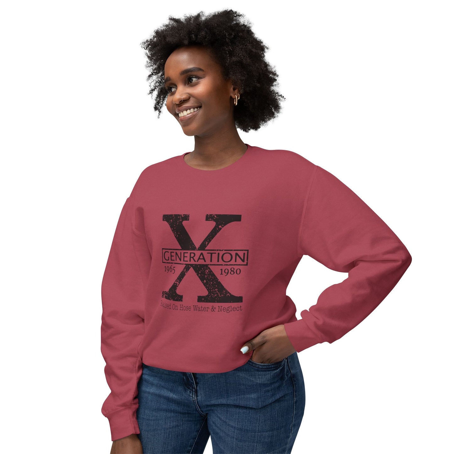 Unisex Lightweight Crewneck Sweatshirt - Gen X