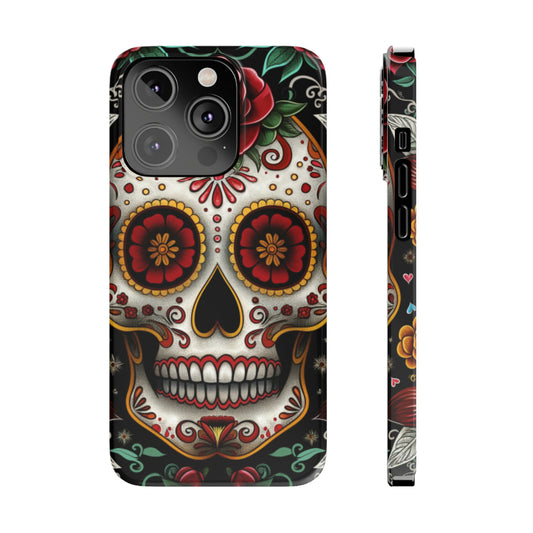 Slim Phone Cases - Sugar Skulls