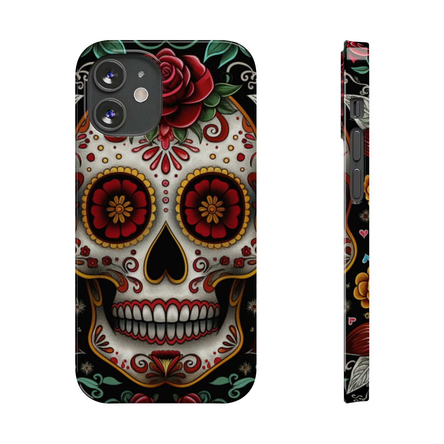 Slim Phone Cases - Sugar Skulls