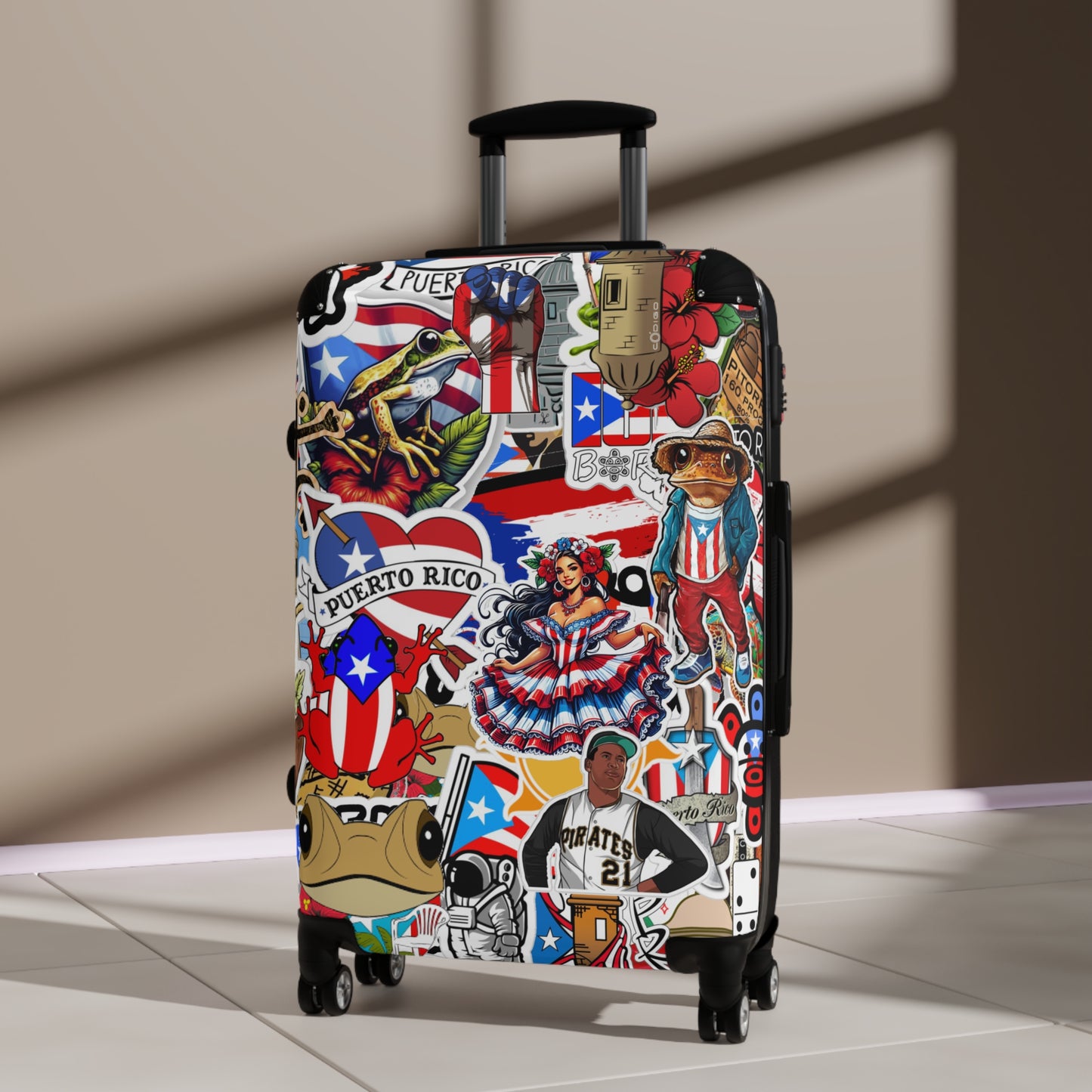 Suitcase - Puerto Rico Pride Luggage