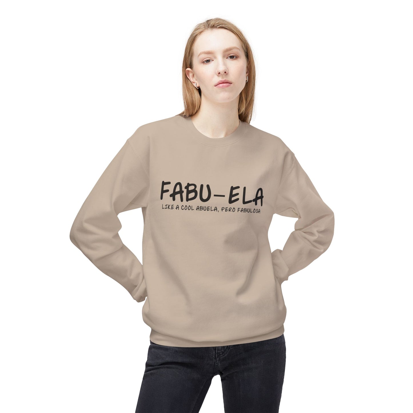 Unisex Midweight Softstyle Fleece Crewneck Sweatshirt - FABUELA