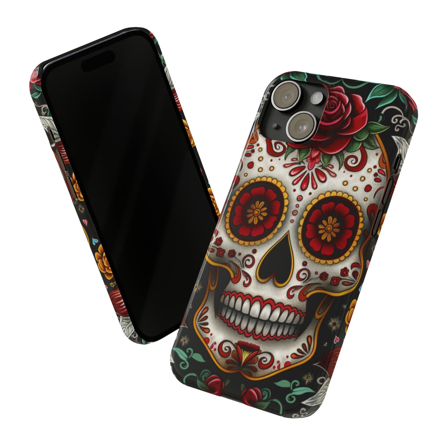 Slim Phone Cases - Sugar Skulls