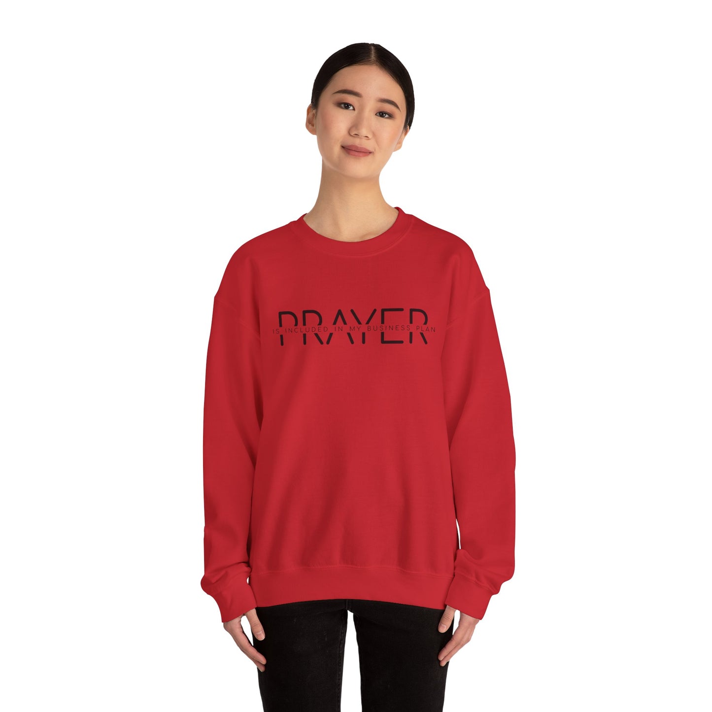 Unisex Heavy Blend™ Crewneck Sweatshirt - Prayer is included on my business plan