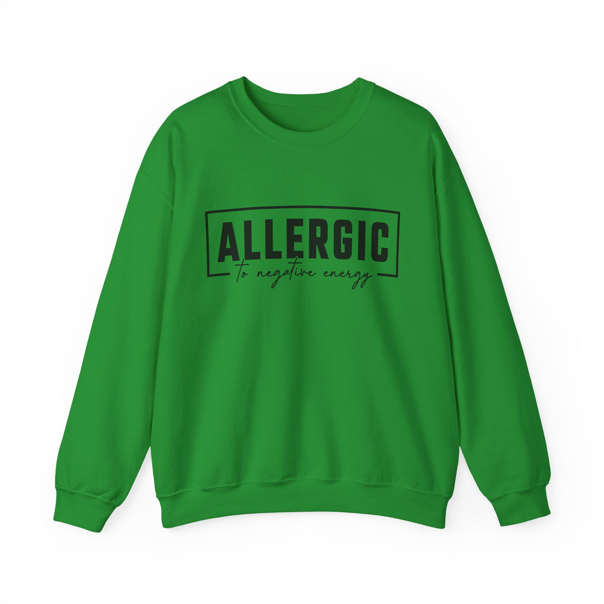 Unisex Heavy Blend™ Crewneck Sweatshirt - Allergic to Negative Energy