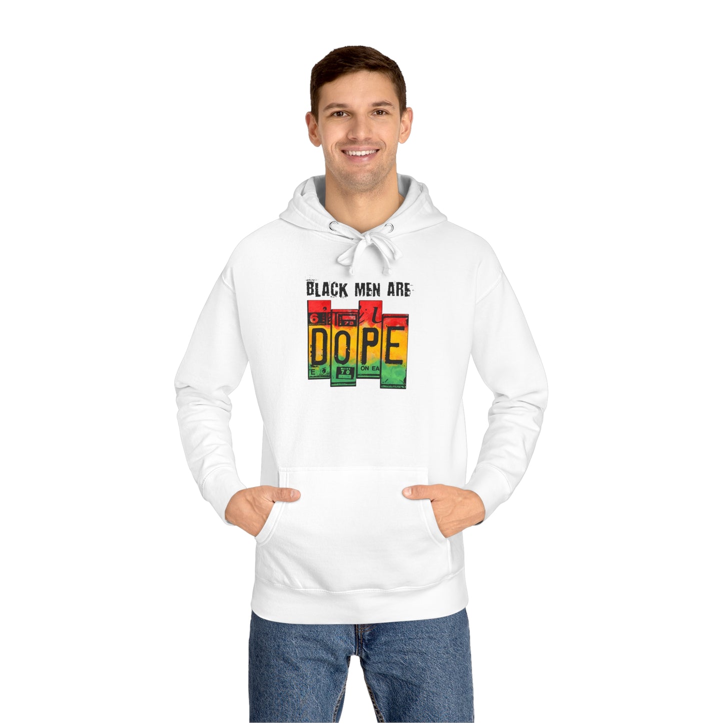 Unisex Fleece Hoodie - Black History