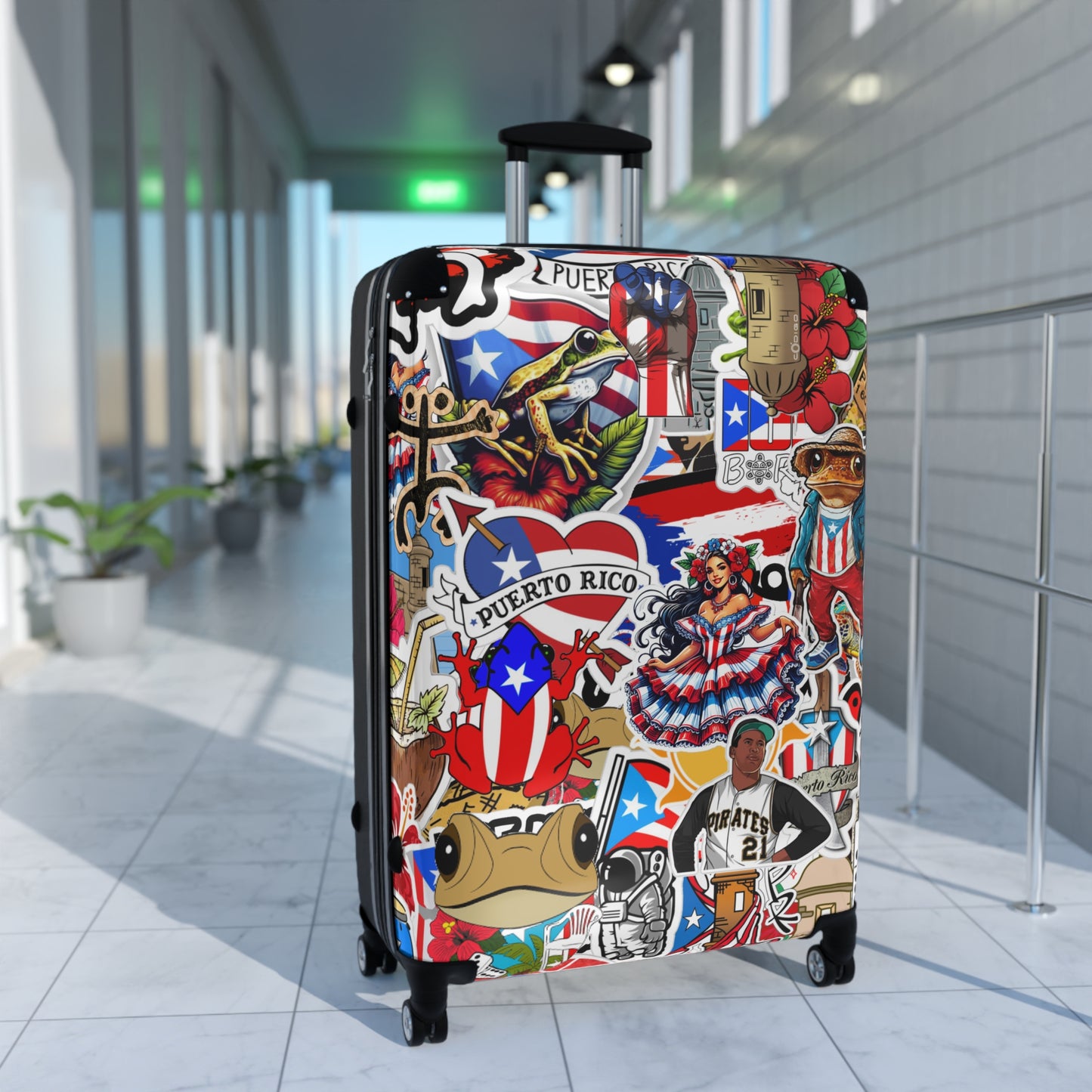 Suitcase - Puerto Rico Pride Luggage