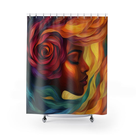 Shower Curtains - Rose garden