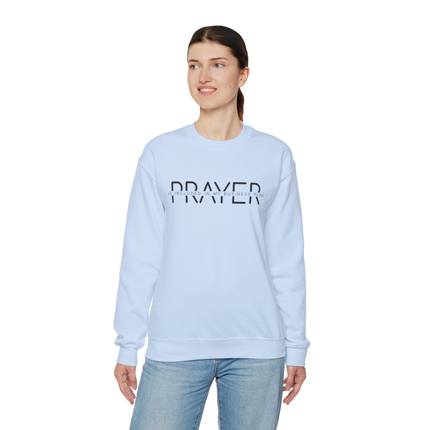 Unisex Heavy Blend™ Crewneck Sweatshirt - Prayer is included on my business plan