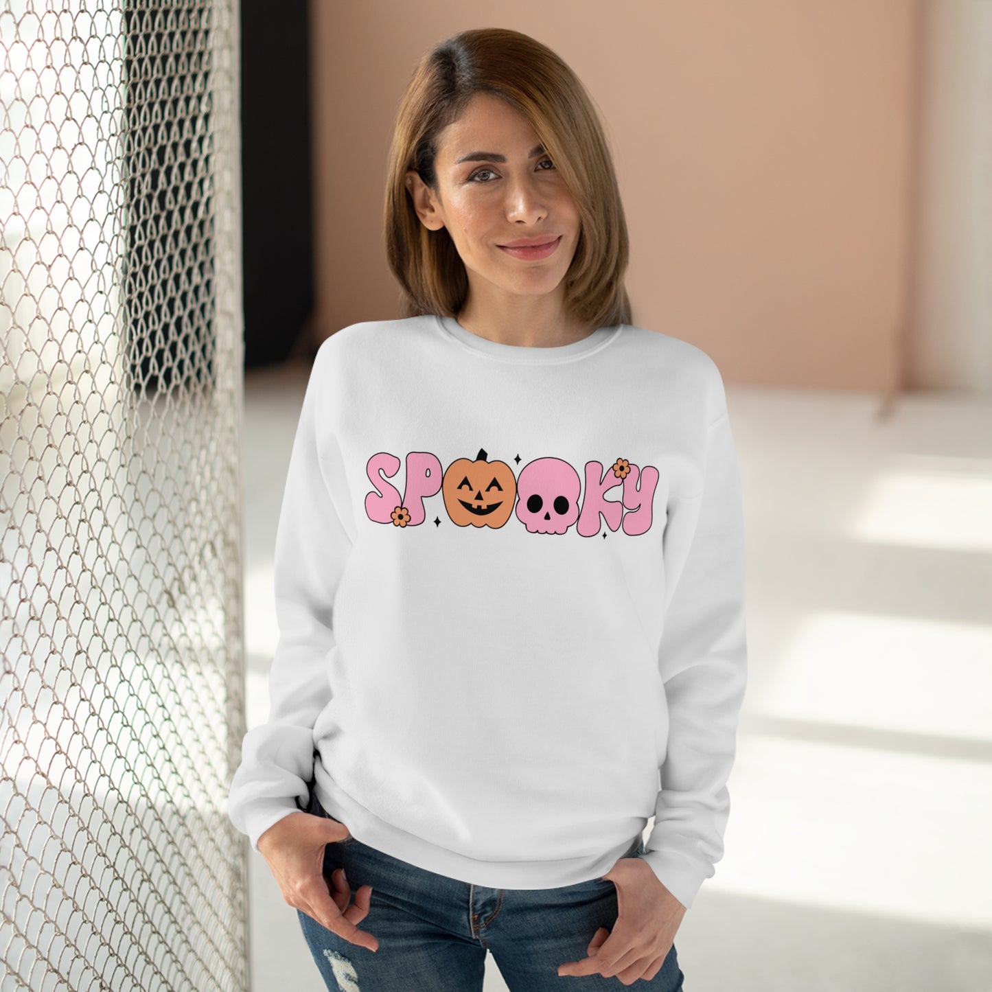 Unisex Crew Neck Sweatshirt (EU) - Spooky