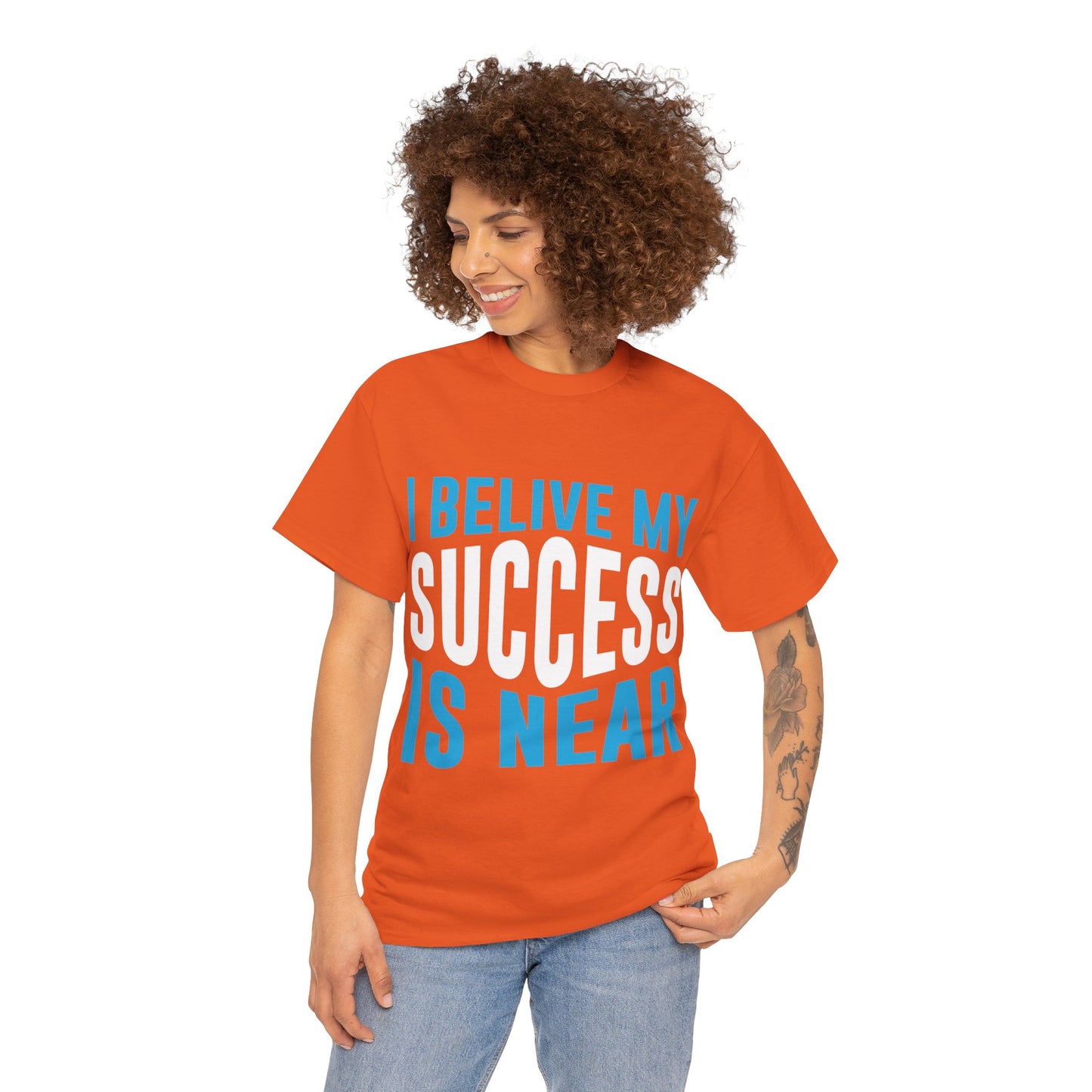 Unisex Heavy Cotton Tee - Success is Near