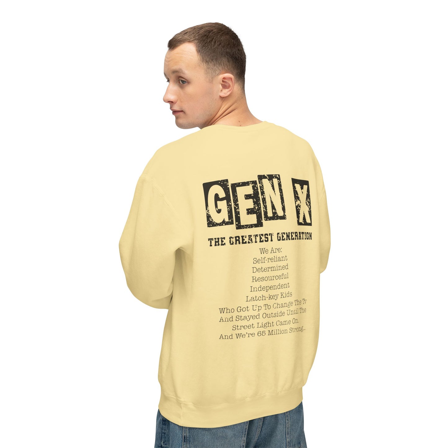 Unisex Lightweight Crewneck Sweatshirt - Gen X