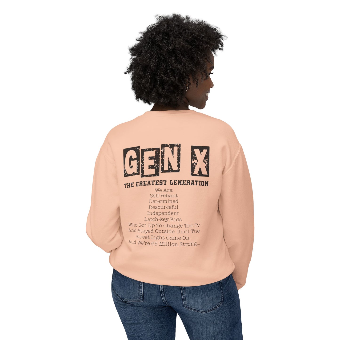 Unisex Lightweight Crewneck Sweatshirt - Gen X