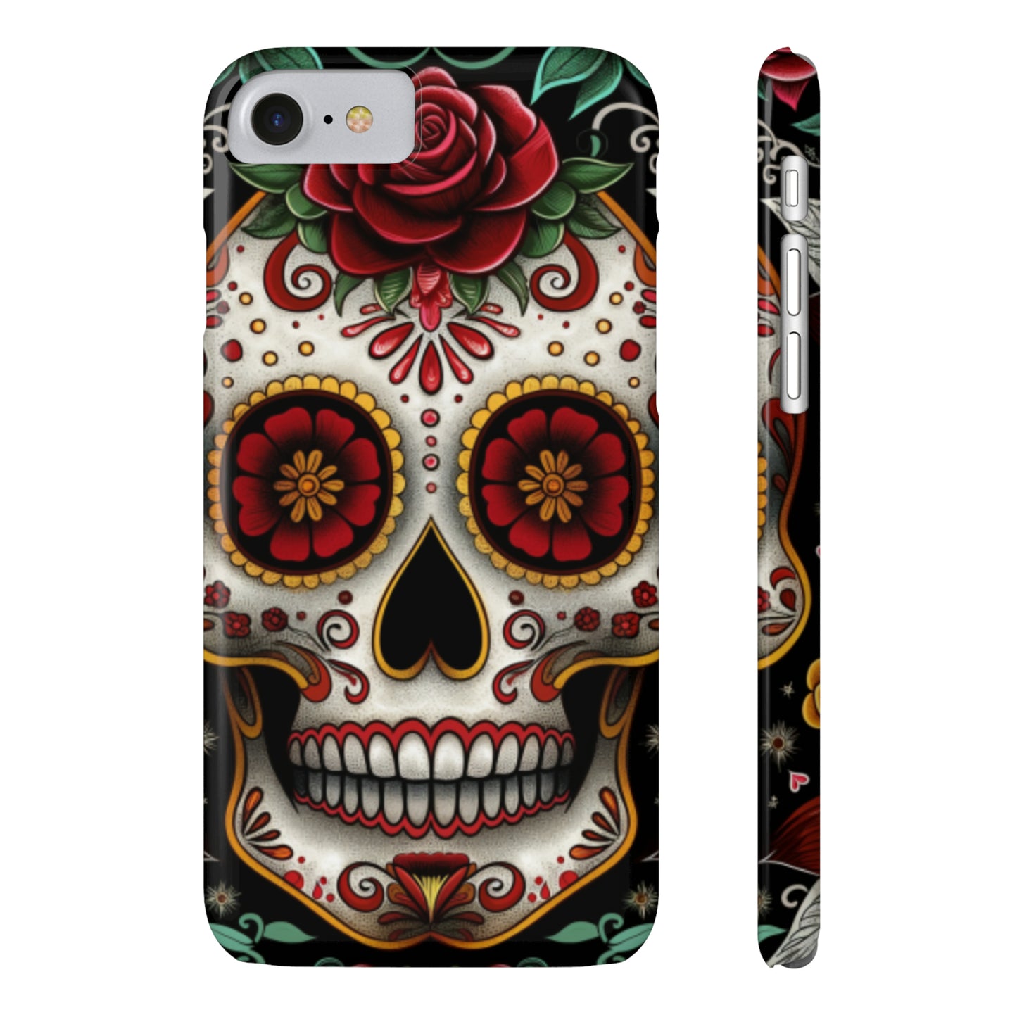 Slim Phone Cases - Sugar Skulls