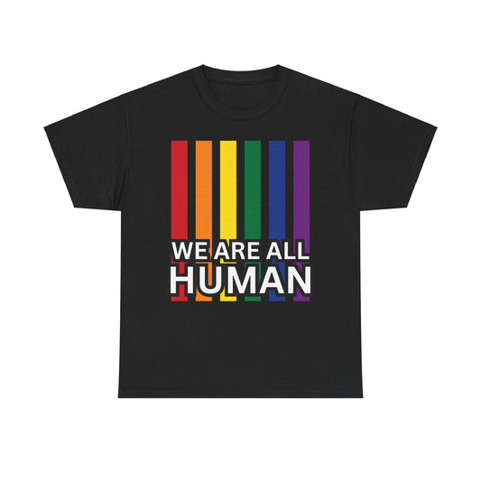 Unisex Heavy Cotton Tee - We are all HUMAN