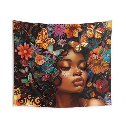 Indoor Wall Tapestries- Black Beauty