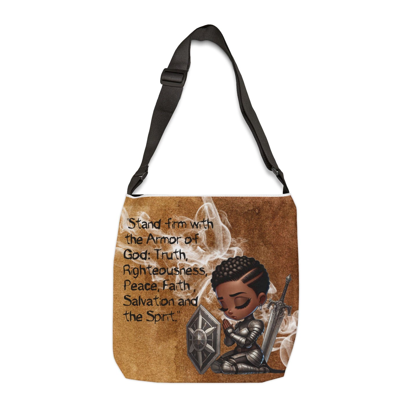 Adjustable Tote Bag  - Armor of God